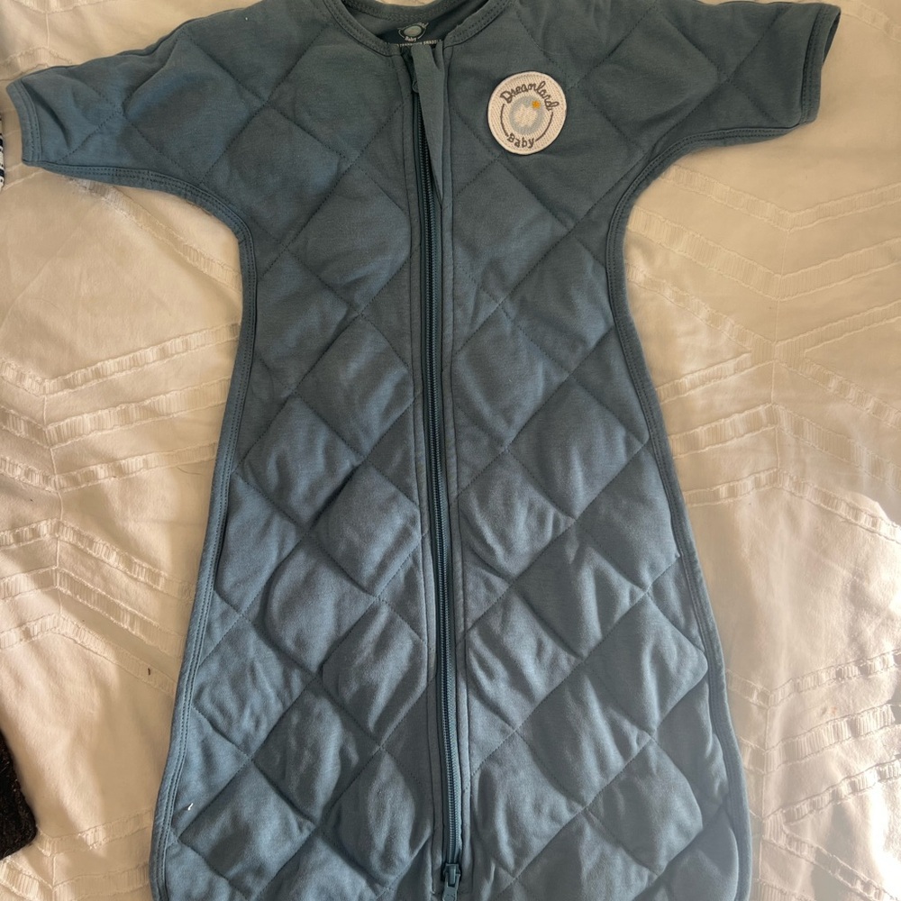 Dreamland weighted Blue Quilted Baby Sleep Sack